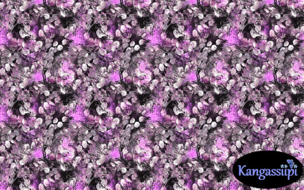 TUKKU - Trikoo: Lehtipyörre, pinkki-hopea - Image 3