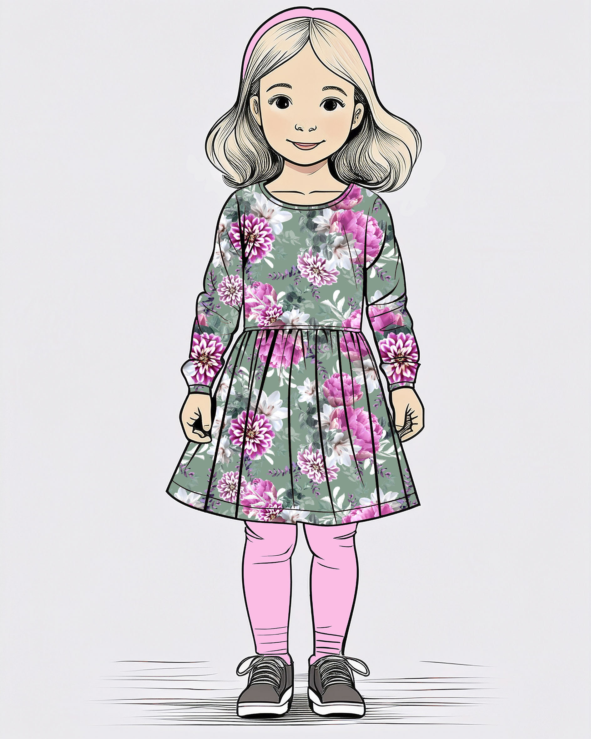 Viskoosi: Minni, fuksianvihreä - Image 3