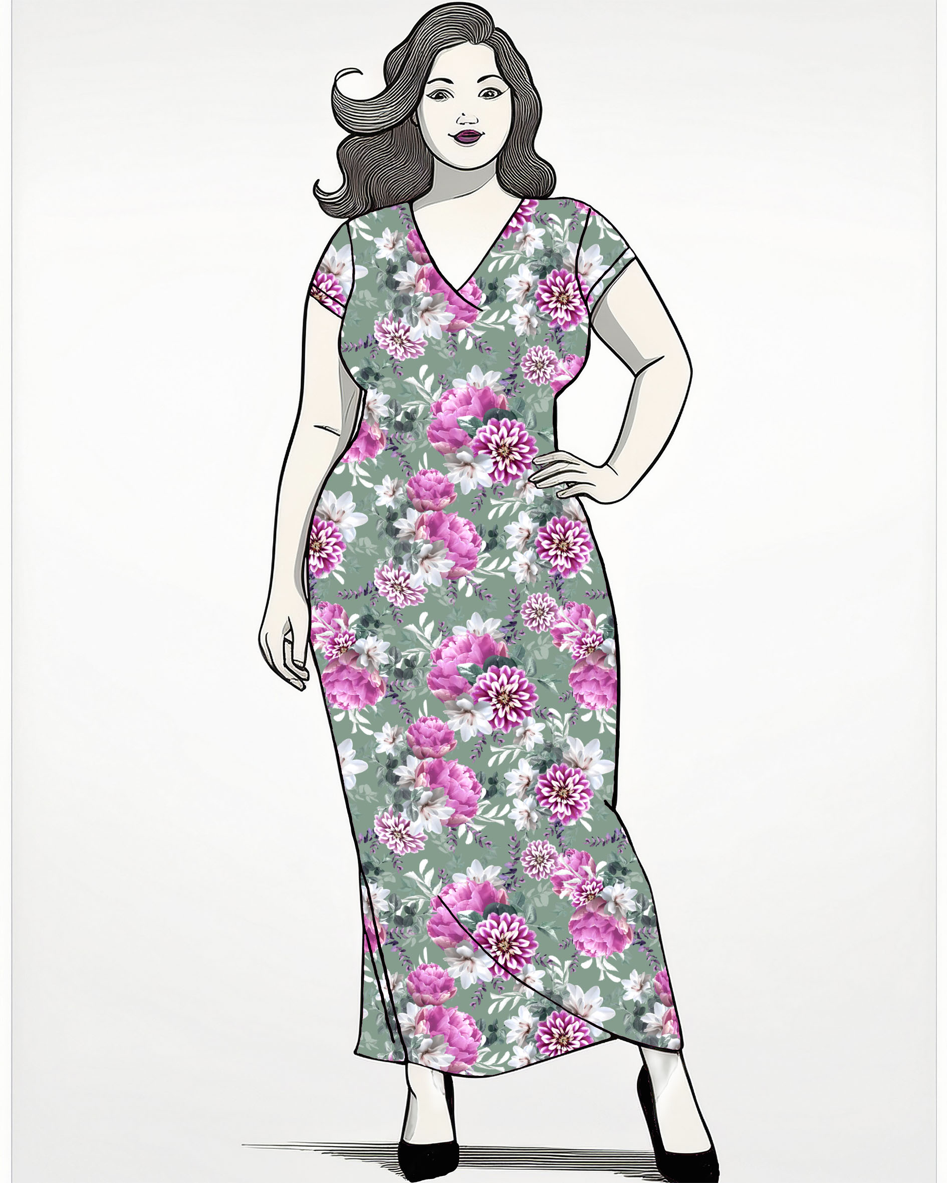 Viskoosi: Minni, fuksianvihreä - Image 4