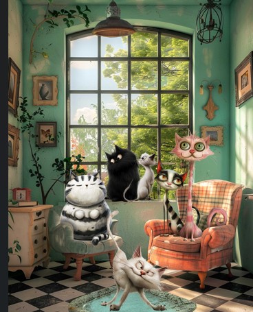 Trikoo paneeli: Kissojen kaupunki (3 kuvaa)