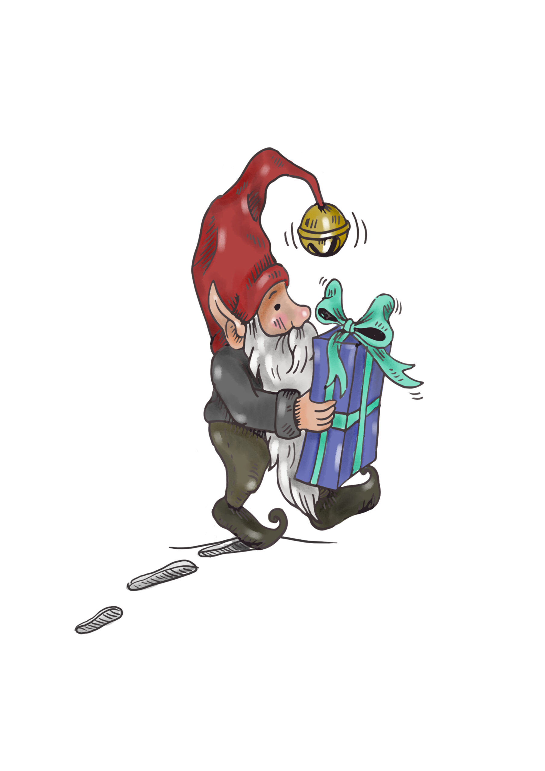 Silityskuvio: Joulumaa- Tontun lahja