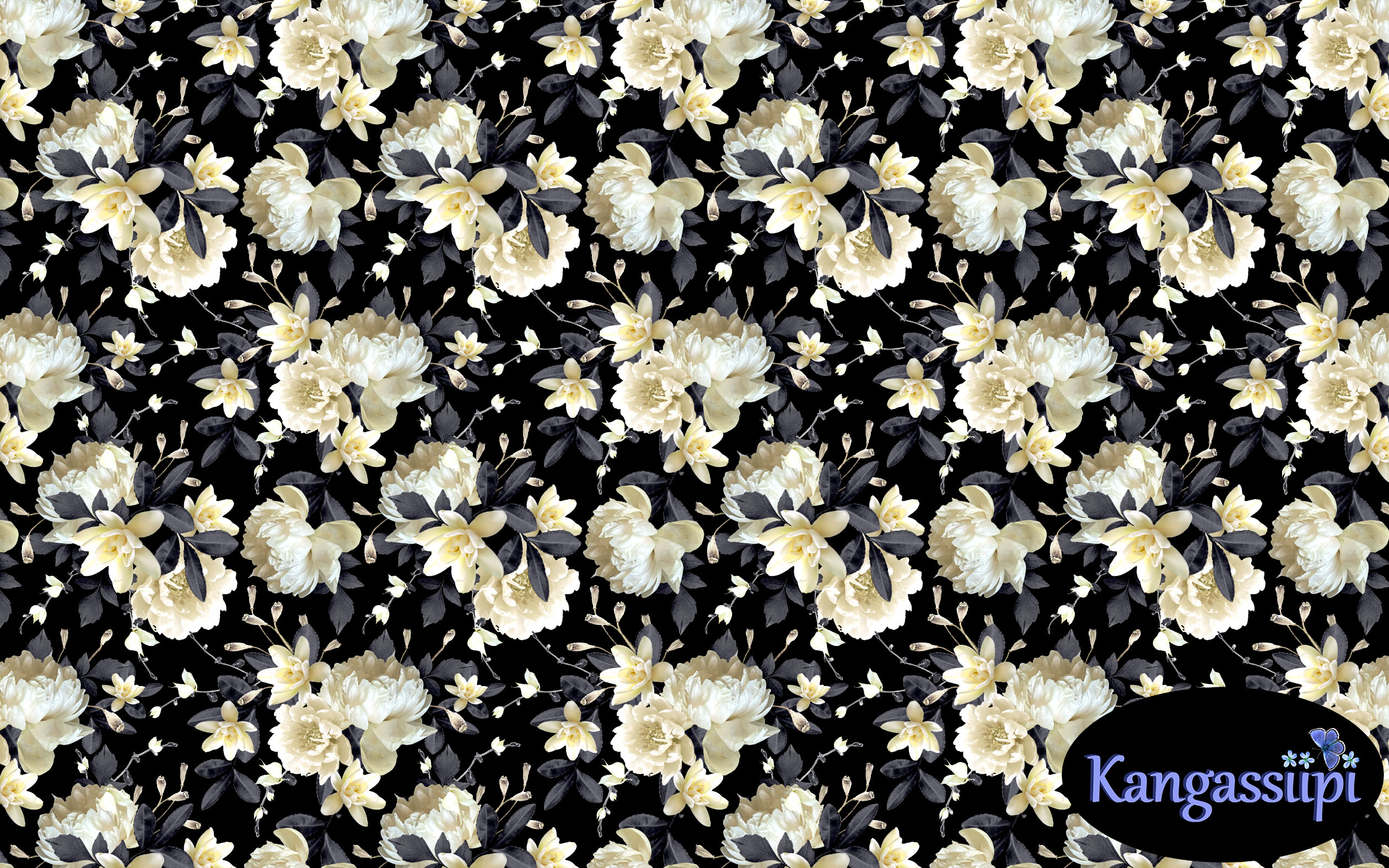 Trikoo: Yönkukat, keltamusta - Image 3