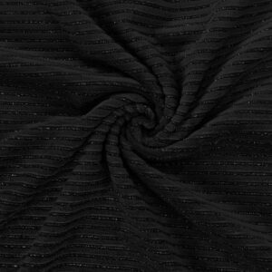 Samettitrikoo "glitter":Musta