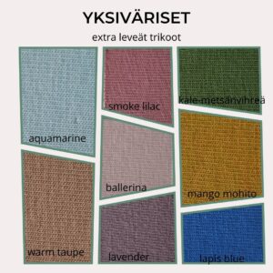 Extra leveä trikoo, 200g/m2