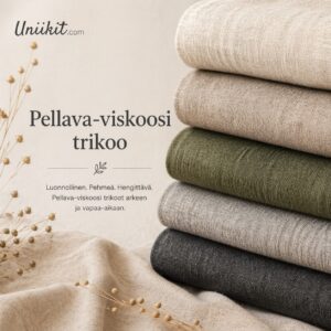 Pellava-viskoosi trikoo