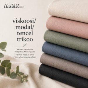 Viskoosi/Modal/Tencel trikoot