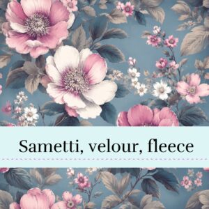 SAMETTI, VELOUR, FLEECE