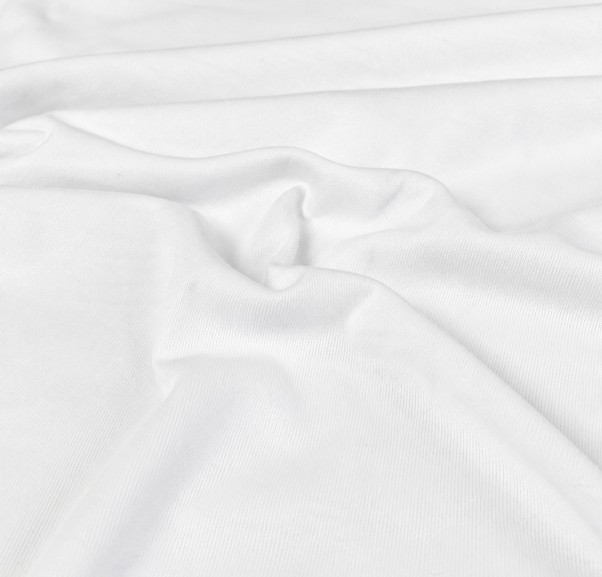 Trikoo: Valkoinen, 230g/m2 (extra leveä)